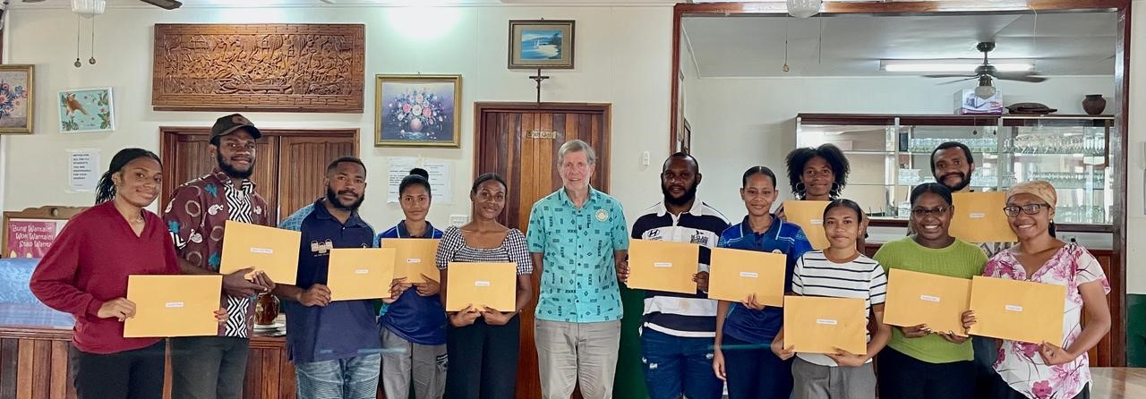 DWU Madang Campus Recognises Marketing Student Ambassadors for Contribution to 30th Anniversary