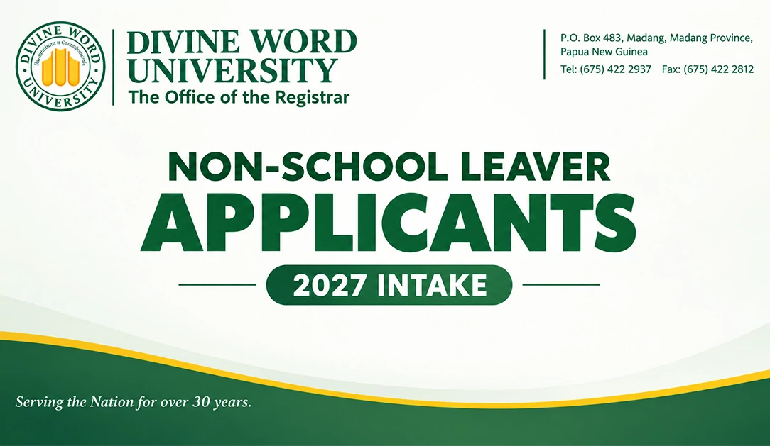 2027 Non-School Leaver (NSL) Applicants – Important Notice